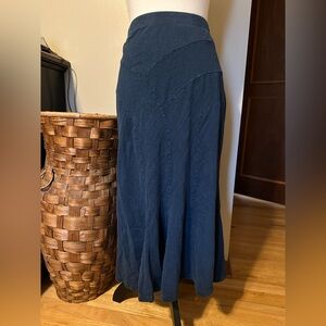 Prairie underground Navy blue maxi skirt hemp and organic cotton